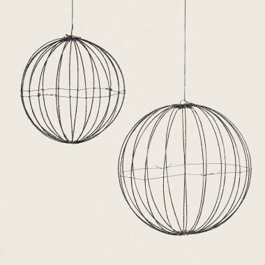 Image de Sphère LED Extérieure Decorative Ø40 cm Circly Image de Sphère LED Extérieure Decorative Ø40 cm Circly