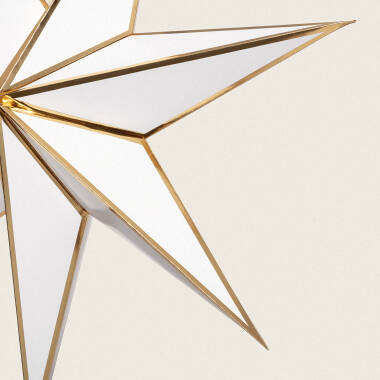 Afbeelding van Papieren LED Ster op batterijen Rigel Afbeelding van Papieren LED Ster op batterijen Rigel