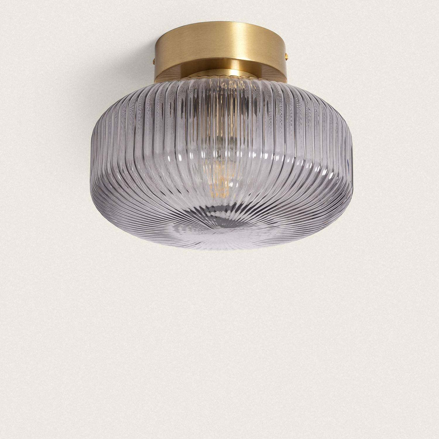 Lampa Sufitowa z Metalu i Szkła Windsor - widok prezentacyjny