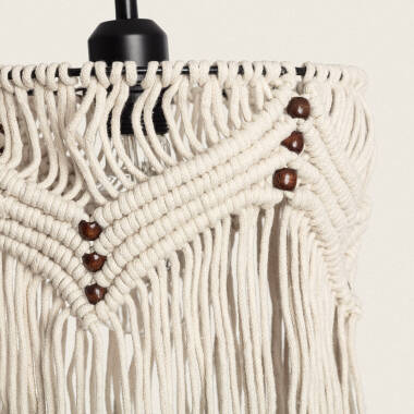 Bild von Pendelleuchte aus Baumwolle Macramé Nanti