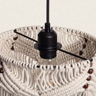 Bild von Pendelleuchte aus Baumwolle Macramé Nanti