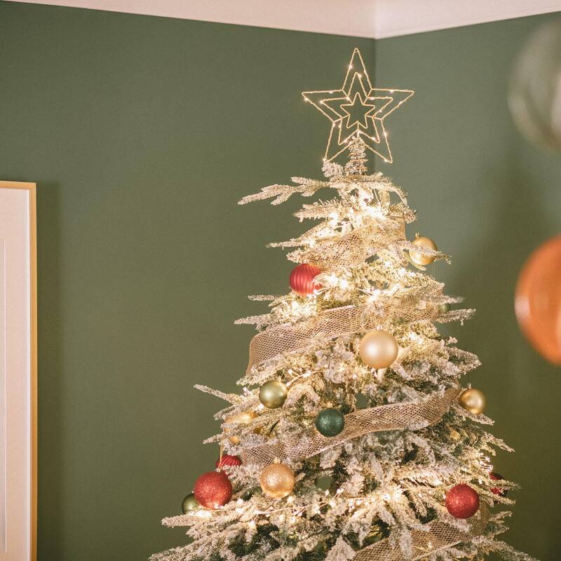 Disegno Albero di Natale con luci - - Letterine, biglietti