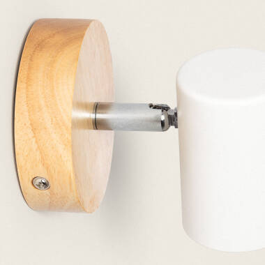 Image de Plafonnier Orientable Bois 1 Spot Albus 