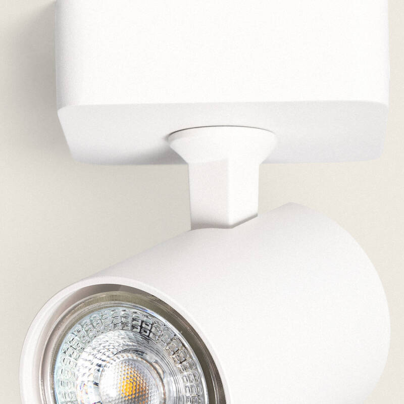 Afbeelding van Plafondlamp Richtbaar Aluminium   Cora 1 Spot Wit