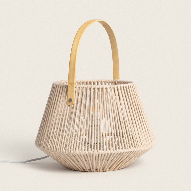 Image de Lampe à Poser Corde de Coton Diantha