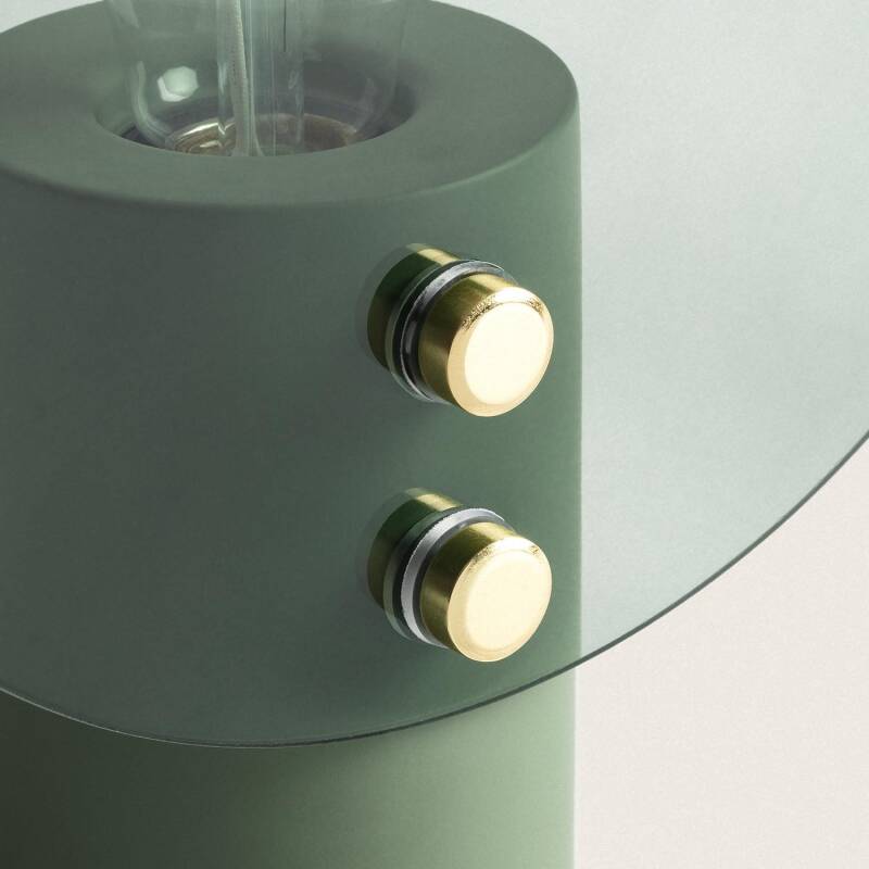Image of Katia Metal & Glass Table Lamp 