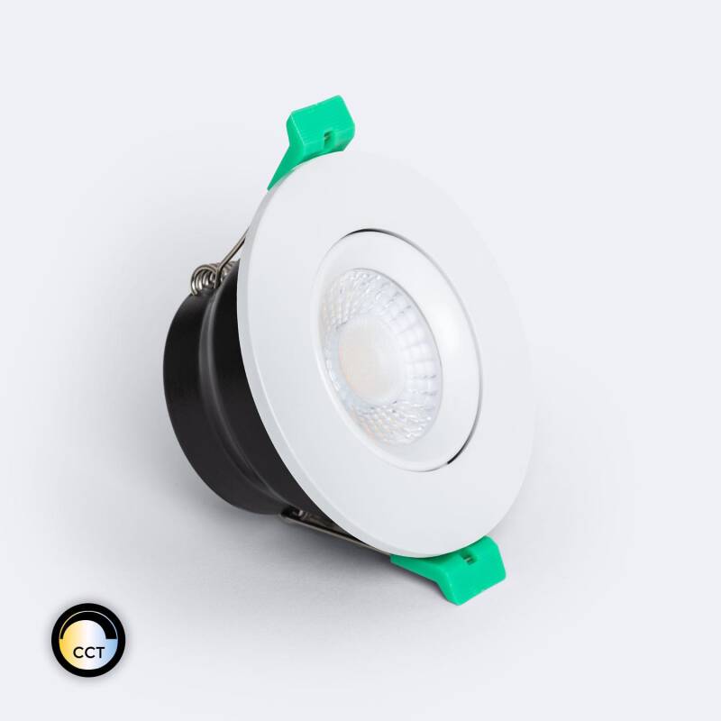 Bild von LED Downlight Einbaustrahler 5-8W Rund Feuerfest Dimmbar IP65 Ausschnitt Ø65mm Design Einstellbar