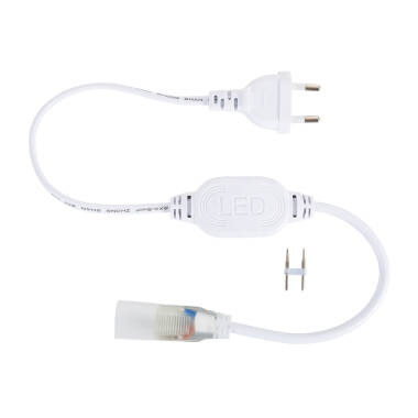 Image de Ruban LED Néon Dimmable 220V Blanc Chaud Semi-Circulaire 180 7.5W/m Coupe 100cm IP67 Sur mesure