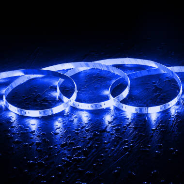Bild von Set LED-Streifen RGBWW 12V 72LED/m 5m WiFi IP65 Schnitt alle 12.5cm