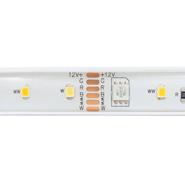 Bild von Set LED-Streifen RGBWW 12V 72LED/m 5m WiFi IP65 Schnitt alle 12.5cm