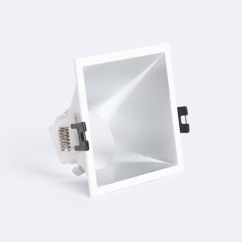 Bild von Downlight-Ring Eckig 45º Niedriger UGR-Wert für LED-Lampe GU10 / GU5.3 Schnitt 85x85 mm