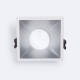 Bild von Downlight-Ring Eckig 45º Niedriger UGR-Wert für LED-Lampe GU10 / GU5.3 Schnitt 85x85 mm