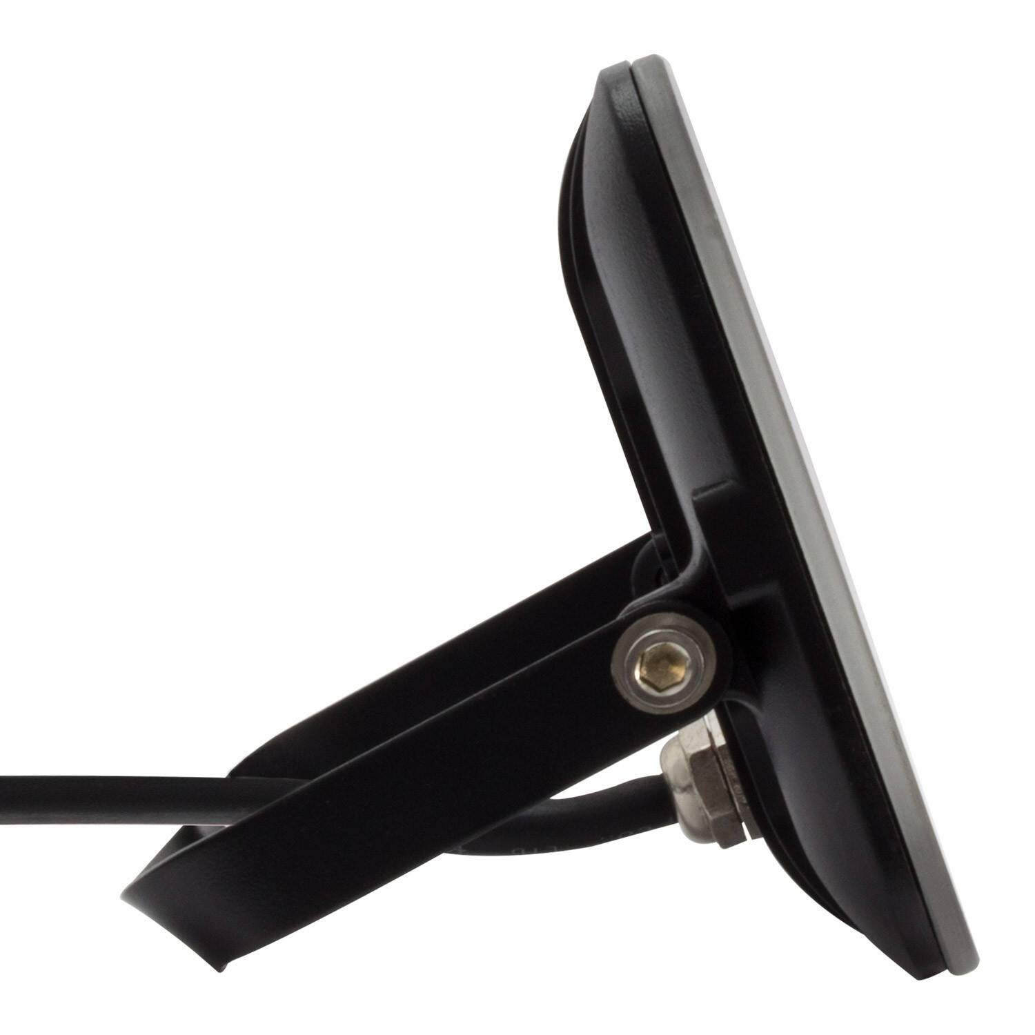 Naświetlacz LED 20W 120lm/W IP65 Slim Szklany Czarny - widok szczegółowy