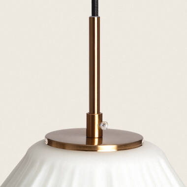 Image of Belisa Metal & Glass Pendant Lamp 