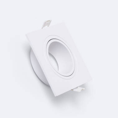 Podhledový Rámeček Čtvercový Výklopný z Hliníku pro LED Žárovky GU10 / GU5.3 Ø 75 mm