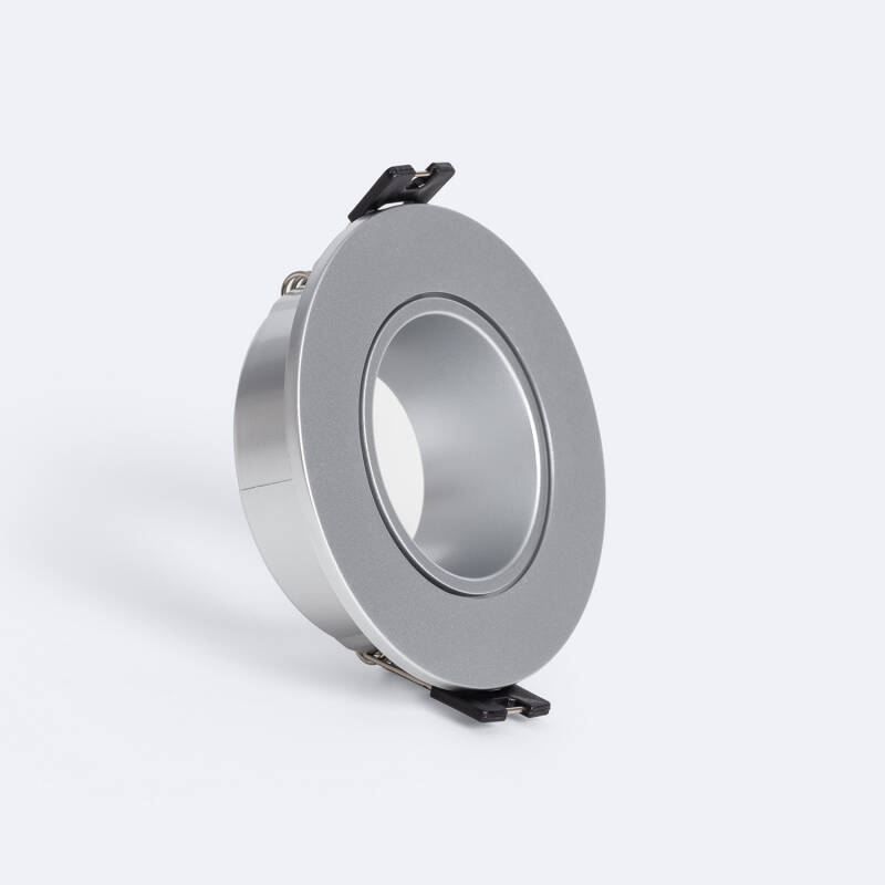 Afbeelding van Conische Downlight Ring Laag UGR PC Zwart voor LED GU10 / GU5.3 Lamp Zaagmaat Ø 70 mm