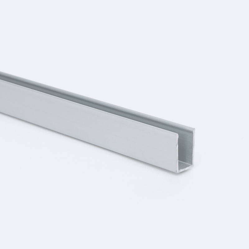 Profilo In Alluminio A Doppia Faccia Per Strisce LED - 2 Metri, Nero, Fino A 10mm - LEDKIA LIGHTING