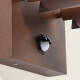 Image de Applique Murale Extérieure LED 18W Aluminium CCT Sélectionnable Deux Spots avec Détecteur de Mouvement Kuriya