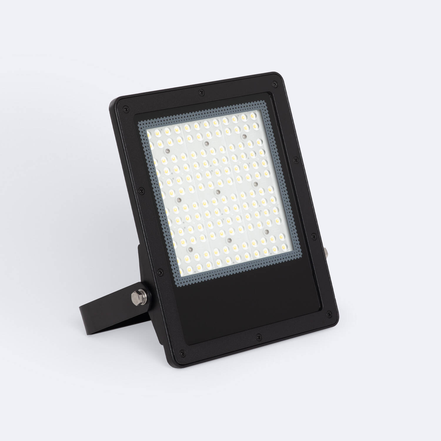 Naświetlacz LED 100W Regulowany TRIAC 170 lm/W IP65 ELEGANCE Slim PRO Czarny - widok prezentacyjny