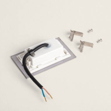 Immagine di Segnapasso LED per Esterni 3W da Incasso Wabi Lineare