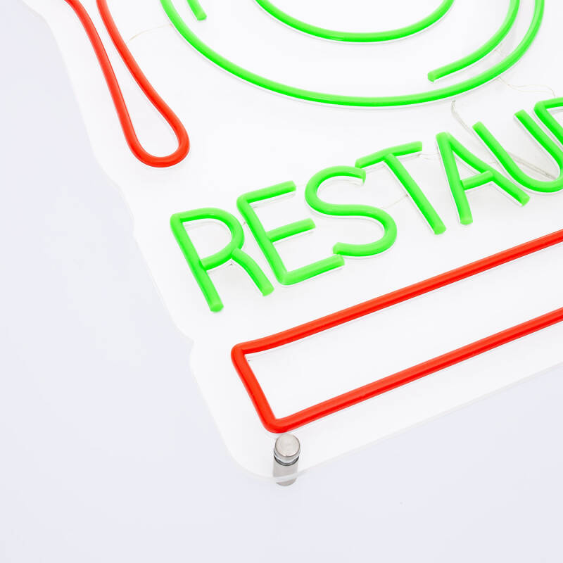 Insegna Al Neon LED A Forma Di Pollo – Luce Decorativa Per Ristoranti, Bar E Camere Con Telecomando - 2