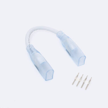 Connettore Doppio con Cavo Striscia LED Neon Regolabile 220V SFLEX8