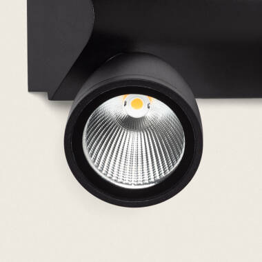 Immagine di Lampada da Parete per Esterni LED 12W Alluminio Abel Large Due Faretti