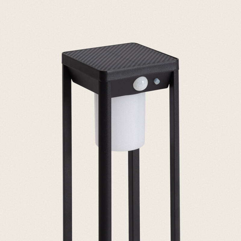 Bild von LED Bodenstehleuchte Außen Solar 2.5W 40cm Aluminium mit Bewegungssensor Devah