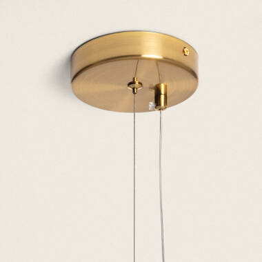 Immagine di Lampada a Sospensione LED 7W Metallo e Vetro Aba