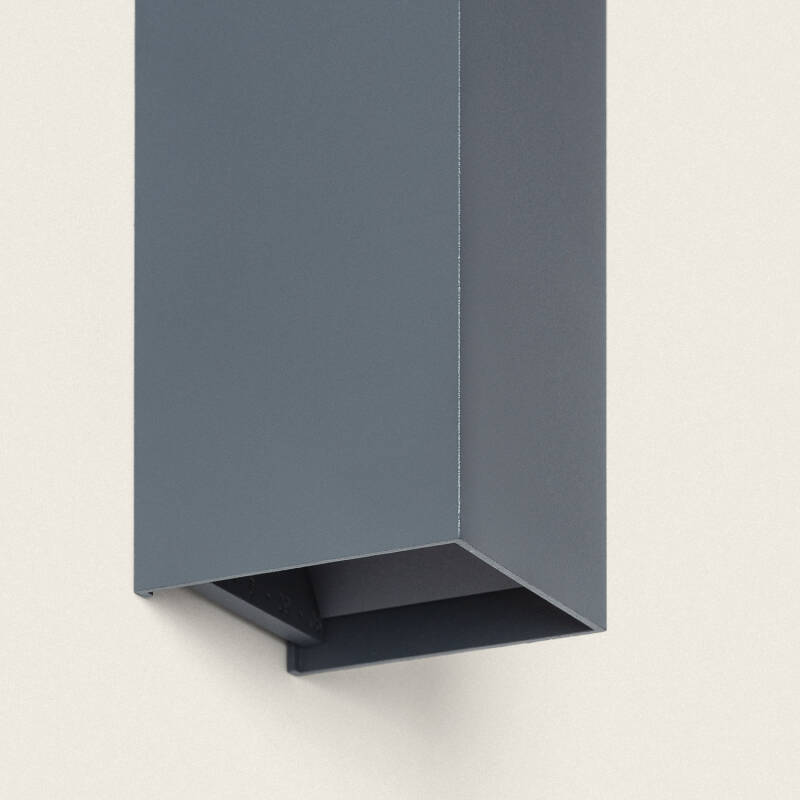 Image of 10W Oscilum Outdoor Aluminium Selectable CCT Double Sided Square LED Wall Lamp
