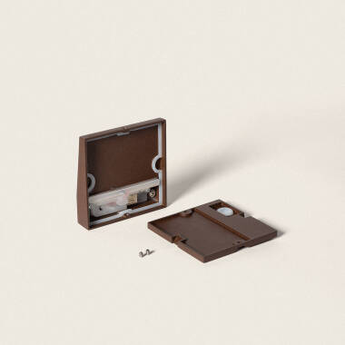 Immagine di Applique da Parete per Esterni LED 3W CCT Selezionabile Superficie Quadrata Jade