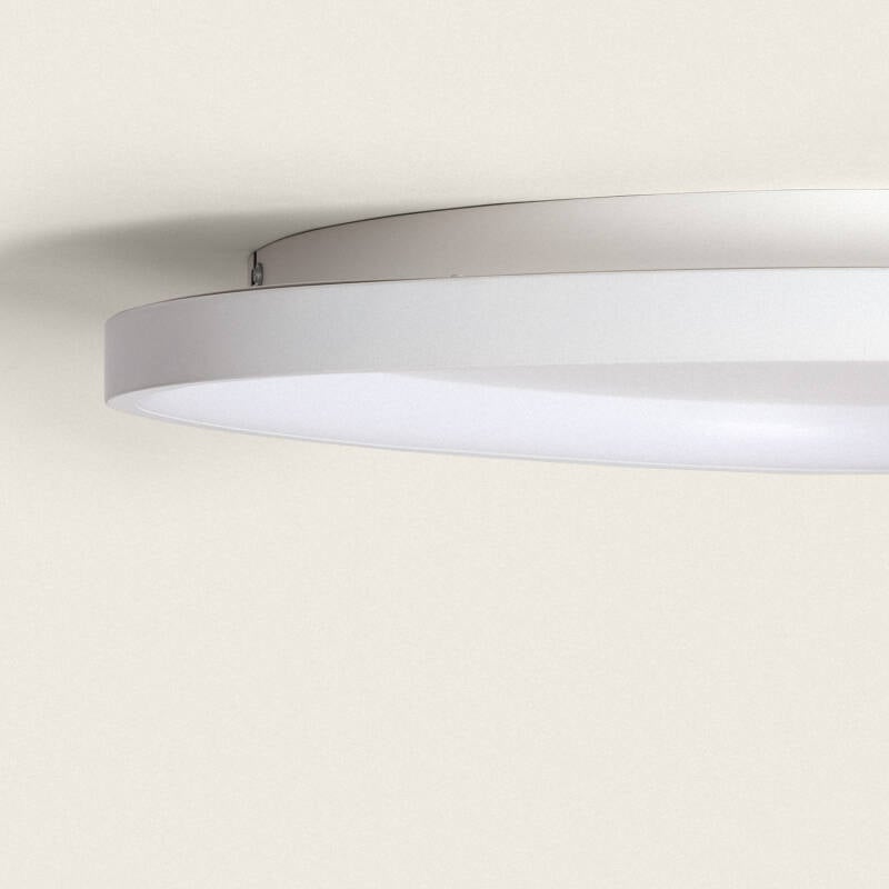 Image of Owen Oval 30W Aluminium CCT Selectable LED Ceiling Light Ø600 mm