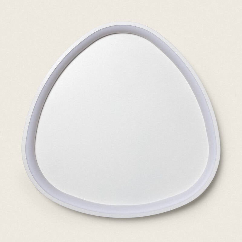 Image of Owen Oval 30W Aluminium CCT Selectable LED Ceiling Light Ø600 mm