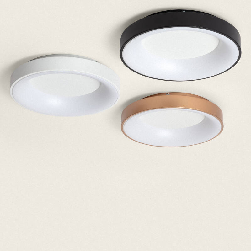 Image of Jacob Round 40W Metal CCT Selectable LED Ceiling Light Ø470 mm