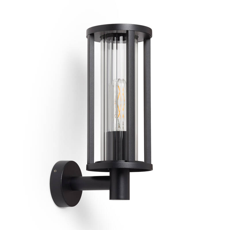 Image of Norwich S Aluminium & Glass Outdoor Wall Lamp 