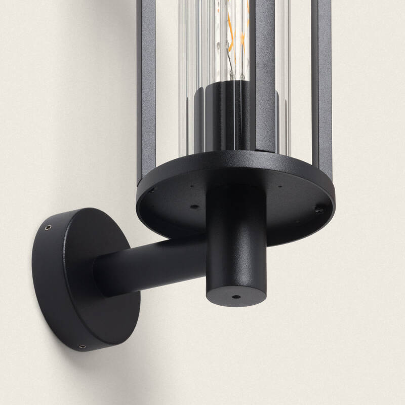 Image of Norwich S Aluminium & Glass Outdoor Wall Lamp 