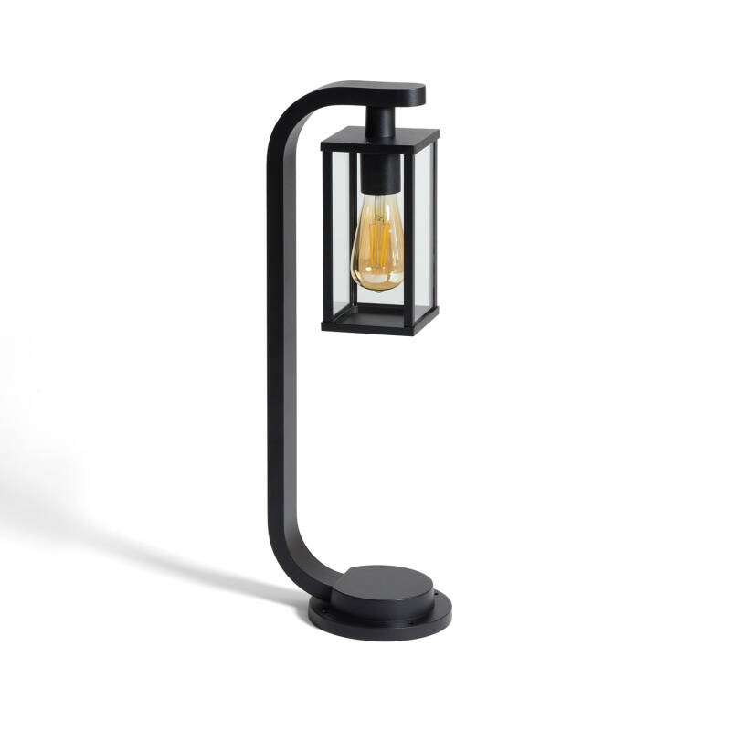 Image of Stowe Aluminium & Glass Outdoor Bollard 60cm 