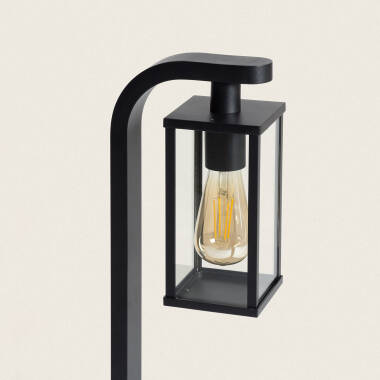 Image of Stowe Aluminium & Glass Outdoor Bollard 60cm 