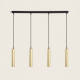 Image de Suspension Aluminium Aritz 4 Spots
