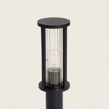 Image of Norwich P Aluminium & Glass Outdoor Bollard 45cm 