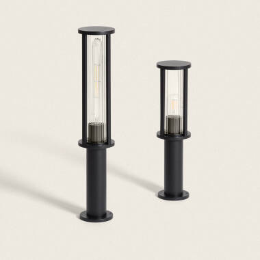 Image of Norwich P Aluminium & Glass Outdoor Bollard 45cm 