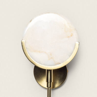 Image of Frome Metal & Glass Wall Lamp  Image of Frome Metal & Glass Wall Lamp