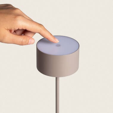 Image of Mounka 2W Portable Metal LED Table Lamp with USB Rechargeable Battery