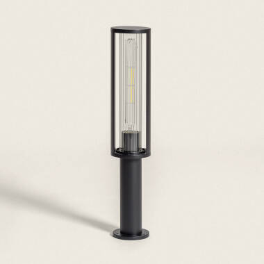 Image of Norwich P Aluminium & Glass Outdoor Bollard 60cm 