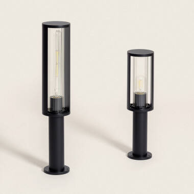 Image of Norwich P Aluminium & Glass Outdoor Bollard 60cm 