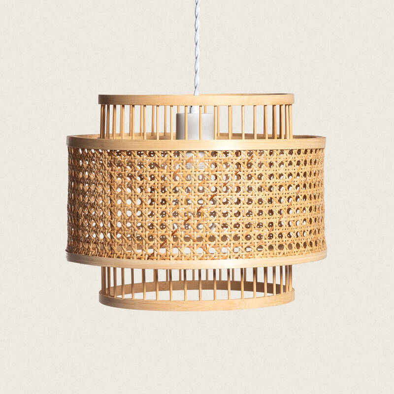 Bild von Pendelleuchte Rattan Syros
