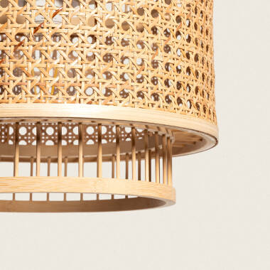 Bild von Pendelleuchte Rattan Syros