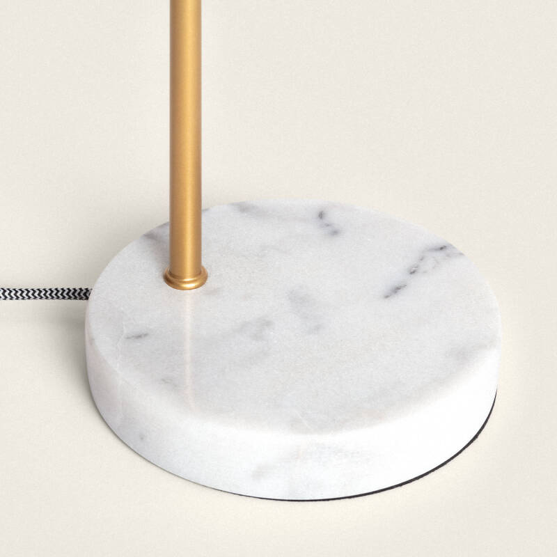 Immagine di Lampada da Tavolo Metallo e Vetro Lune