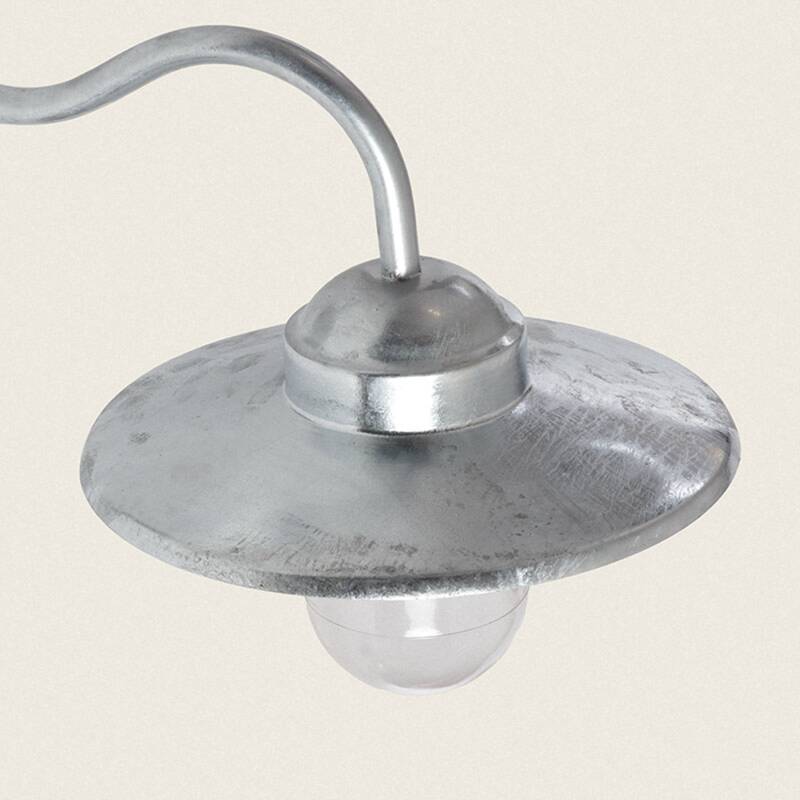 Image of Perth Galvanised Steel Outdoor LED Wall Lamp 