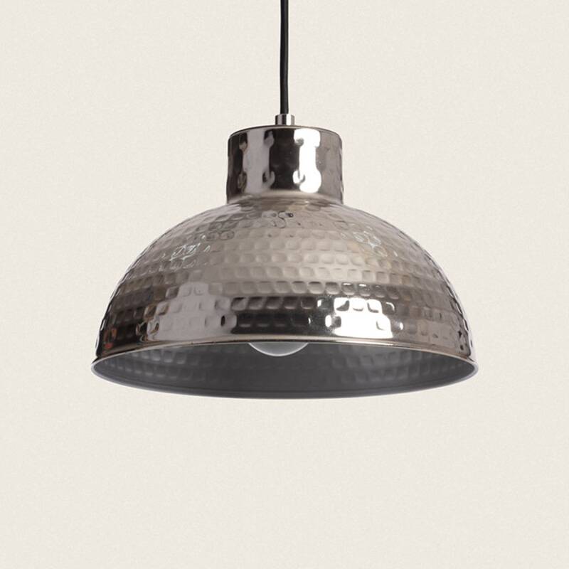 Image of Hammered Gold/Silver Pendant Lamp 